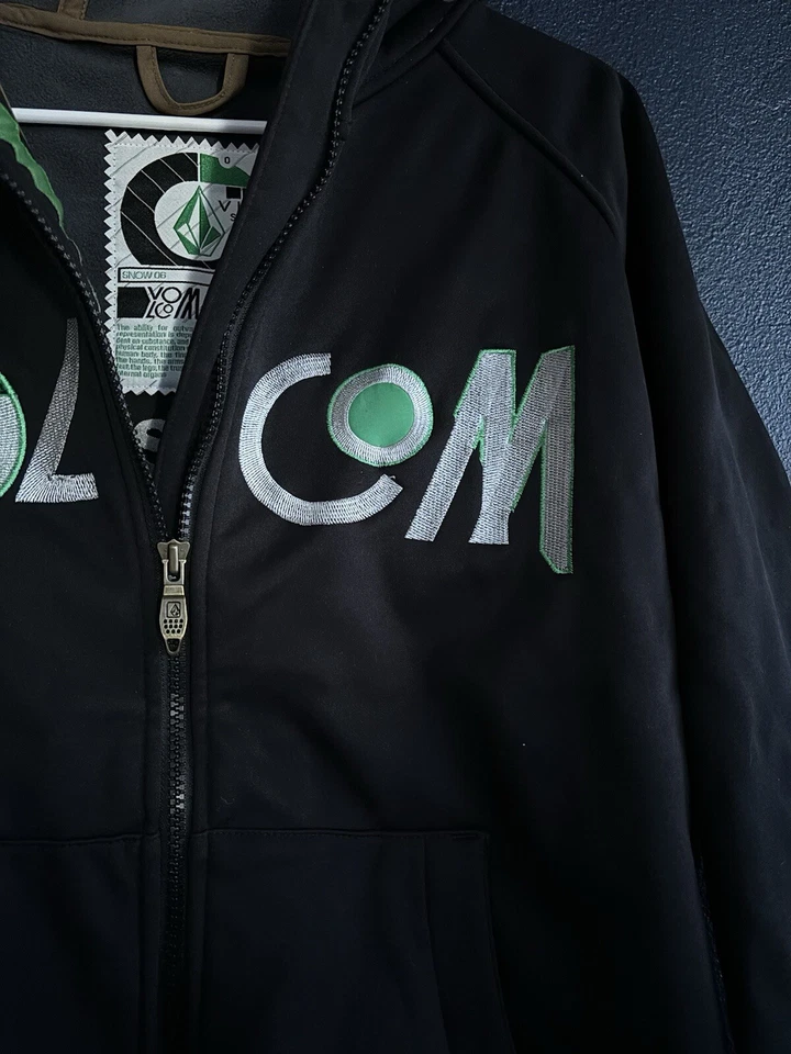 Volcom V Line Science Jacket Men Size S Black Full Zip Snow Boarding Skiing - Image 4 of 4