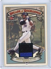 2005 Fleer Platinum Patch Relic #DE-MP Mike Piazza No 1 of 10
