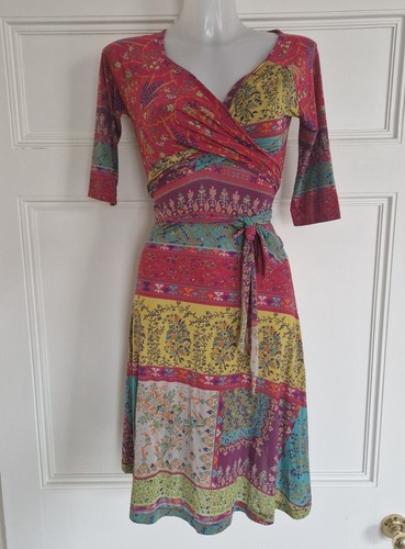 Etro Milano Etro jersey wrap front dress Size 42 UK 10 - Picture 2 of 7