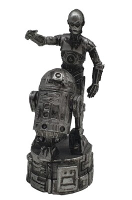 Star Wars Chess Piece Replacement Part Cake Topper ROTS 2005 C3PO & R2-D2 Rooke