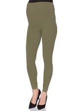 Maternity Cotton Leggings Thick Heavy and Classic Full Ankle Length PREGNANCY