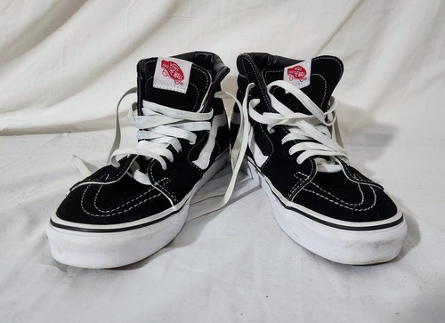 Vans High Top schwarz Wildleder Off The Wall Skateboard Schuhe 500714 M 7,5 W 9 - Bild 6 von 9