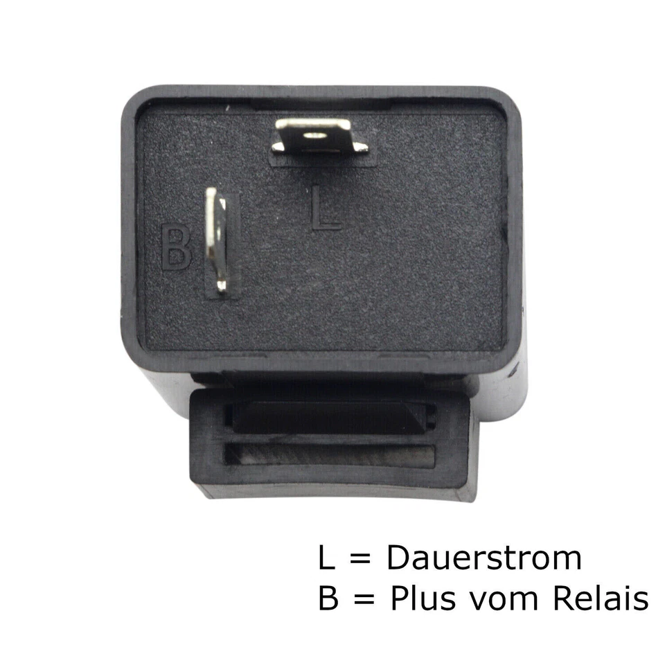 Universal LED Blinkrelais 12V Lastunabhängig Motorrad 2 Polig Pin Relay Relais - Bild 3 von 4