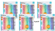 Pen Gear Medium Tip Felt Tip Markers Assorted Multicolors 10Ct Teachers Lot of 6