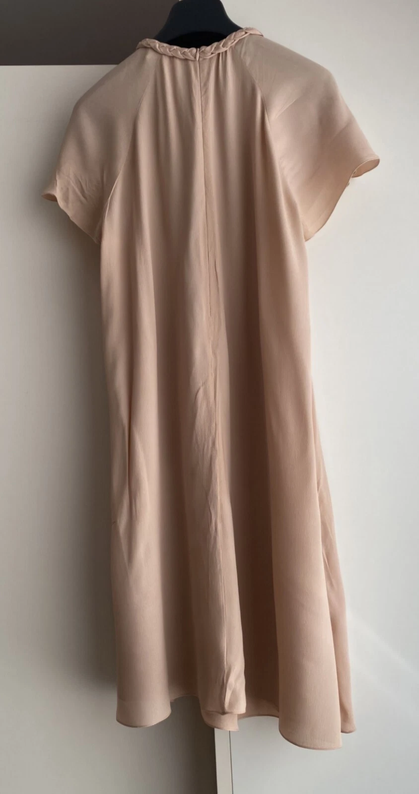 Abito ROSSO Valentino Garavani Mini Biege A Line 100% Viscosa Taglia 40It