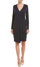 🔥 $99 Vince Camuto Women's Full Length Rich Black Dress Style 9199792 Sz M 🔥