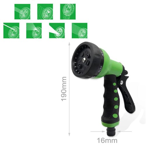 Tubo Estensibile a Spirale 15mt + Pistola Pompa Flessibile Irrigazione Giardino - Foto 6 di 7