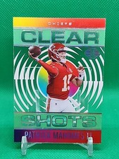 2021 ILLUSIONS FOOTBALL-PATRICK MAHOMES-CLEAR SHOTS-EMERALD PARALLEL