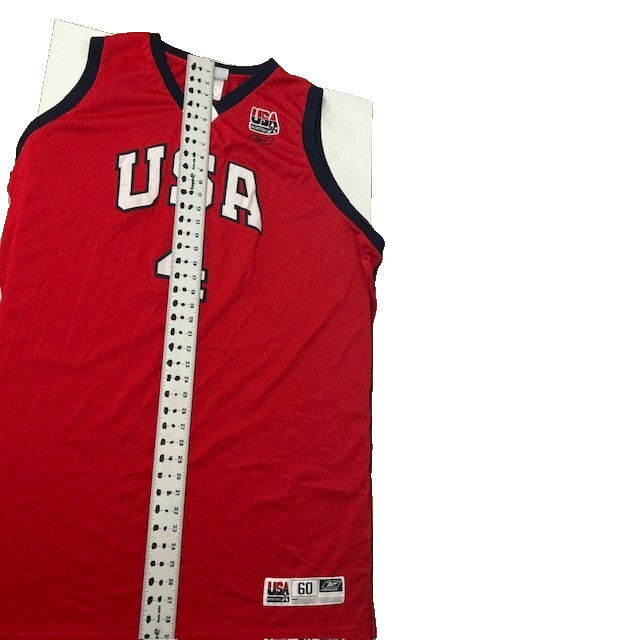 USAバスケユニフォーム #4 IVERSON size L Allen Iverson #4 USA Dream Team Reebok NBA Vtg Men's 2XL