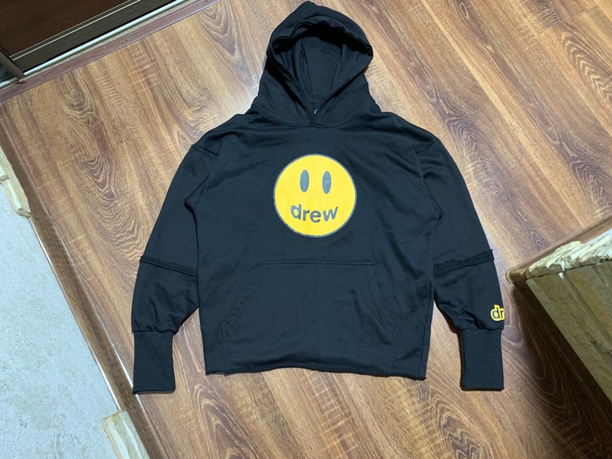 drew house secret deconstructed hoodie black ドリューハウス Drew House Deconstructed Mascot Hoodie Black Size S | eBay