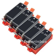 5pk PGI-35 PGI35 BLACK Ink Cartridge for Canon PIXMA iP100 iP110 Printer