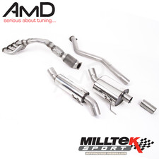 Milltek Civic Type R EP3 Exhaust inc Manifold & Cat Civic Cup Race System HO269