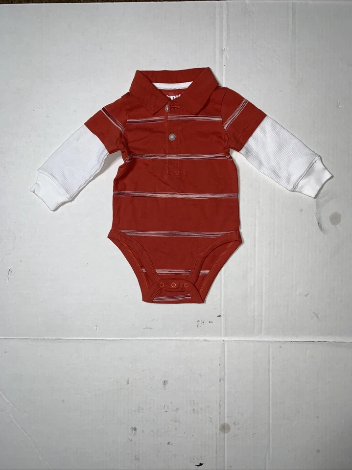 Usado - Body Wrangler Dos Tonos Rayas Manga Larga Bebé (Talla 3-6 Meses) Foto 2 de 4