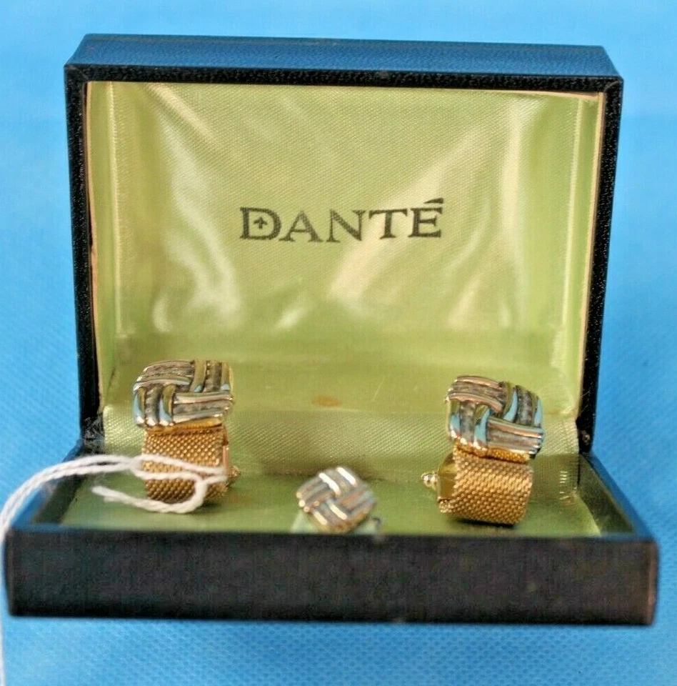 Juego de gemelos y corbatas Old BRASS para hombre  Foto 2 de 3