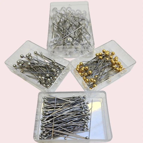 Hijab Pins Crystal Pins Thin Pins Round Head Pins