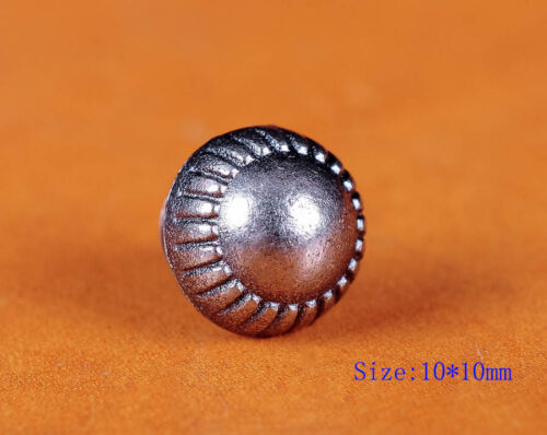 50pc10*10MM Antique Leathercraft Belt Bracelet Bag Decorative Rivets Studs Tacks - Afbeelding 1 van 8