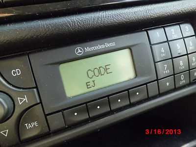 2000-2002 Mercedes-Benz W208 W210 RADIO CASSETTE E320 E430 CLK430 CLK55 E55 AMG