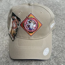 Vintage Negro League Museum Hat Cap Deadstock 2000s Y2K rap hip hop nlbm khaki