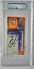 Grant Hill Signed Basketball Hall Of Fame Induction Ticket Stub PSA/DNA