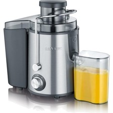 Profi Entsafter Edelstahl 400W Saftmaschine Obst Gemüse 500ml Behälter Schwarz