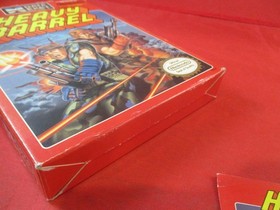Heavy Barrel (Nintendo NES) COMPLETE w/ Box manual game WORKS!