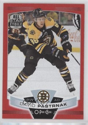 2019-20 O-Pee-Chee Wrapper Redemption Red David Pastrnak #308 0c3