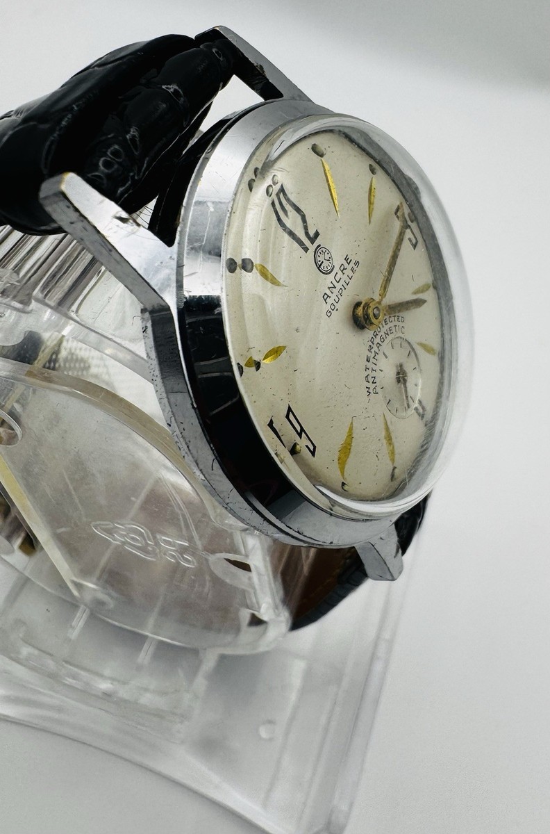 Vintage Ancre Goupilles Germany Manual Wind Watch Small Seconds 