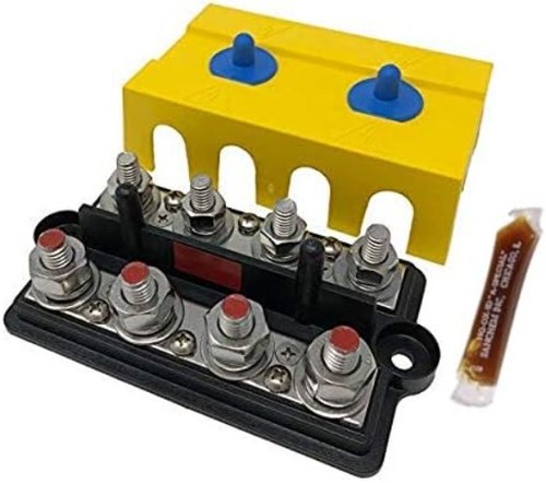 Dual 250 Amp Power Distribution Block - 4-Post with Stainless Steel Connectors - Picture 2 of 4