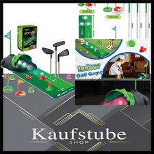 Minigolf Kinder Spielset, 16 Stück, indoor, outdoor, Leuchtbälle, Zubehör, Le...
