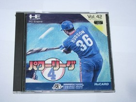 Power League 4 PC Engine HuCard Japan import US Seller