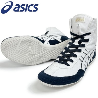 ASICS EX-EO Wrestling Boxing Shoes 1083A001 WHT Navy /WHT TWR900 Successor model