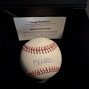Fanatics Autographed Brice Matthews Ball Astros COA