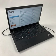 Lenovo ThinkPad T490 Intel Core i5-8365U 1.6 GHz 16 GB Ram No OS No HDD No Batt