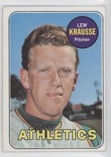1969 Topps Lew Krausse #23 2v5