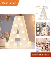 LED Marquee Letter Light Sign Alphabet A for Home Party Wedding Decoration