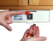 e-Pill Accutab Weekly Pill Organizer—Large Capacity, 3 Daily Dose Dispenser