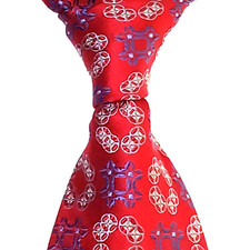 Robert Talbott Best Of Class Silk Geometric Necktie Handmade In USA 59x3.75"