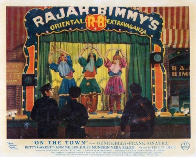 On The Town Vera-Ellen & girls dance at Rajah Bimmy's Coney island 8x10 photo