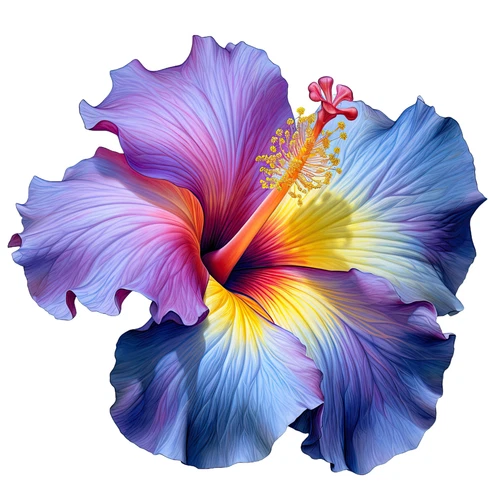 Hibiscus Flower Floral Self Adhesive Vinyl Sticker