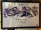 Tom Brady Facsimile Signed 16x20 Photo Framed Patriots Super Bowl Collage