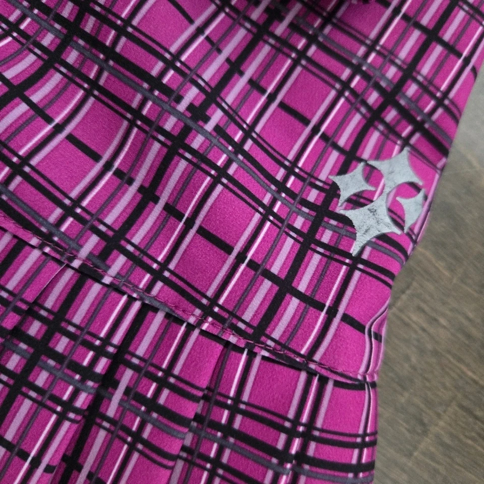 4 Skort de golf a cuadros All by Jofit talla 10 - Ropa deportiva de tenis pickleball púrpura Foto 4 de 4