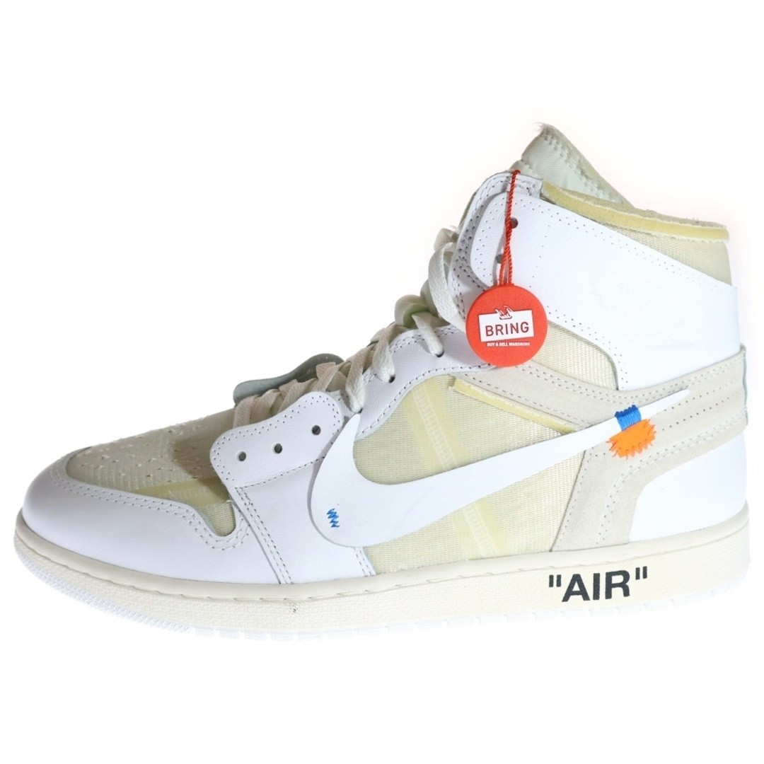 OFF WHITE X NIKE NIKE XOFF WHITE AIR JORDAN 1 RETRO HIGH NRG AQ0818 100X OFF WHITE TAGLIO EU US
