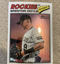 2026 Topps Heritage - Brenton Doyle (refractor) Colorado Rockies Baseball Card