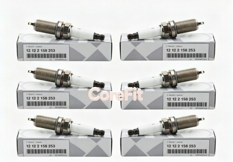 6PCS NEW Laser Platinum Spark Plugs 12122158253 5987 for X3 X5 Z4 08-09 3.0L L6