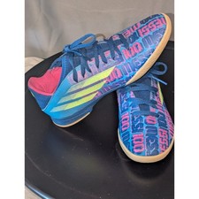 Adidas Shoes Youth 5 Purple Pink Indoor Soccer X Speedflow Messi .4 Futbol