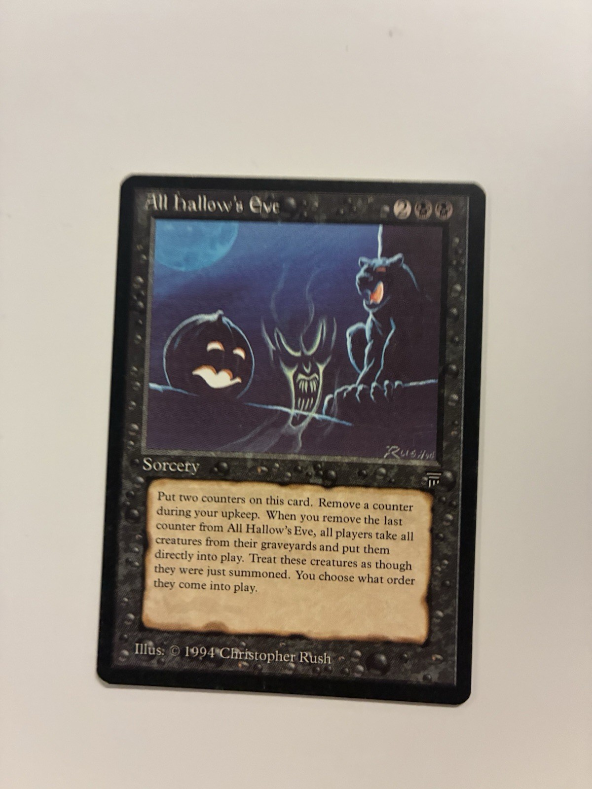 MTG All Hallow's Eve Legends English MP Moderately Played Magic The Gathering