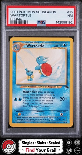 Wartortle graded PSA 7 for sale on eBay
