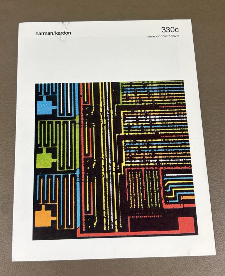 Harman Kardon 330c Receiver Brochure D-1646