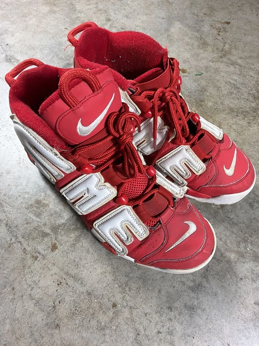 Preços baixos em Nike Air More Uptempo White Varsity Red 2018 | eBay