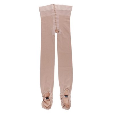Diese Schlittschuhstrumpfhose mit Schnallen, halbtransparentem Samtmaterial,